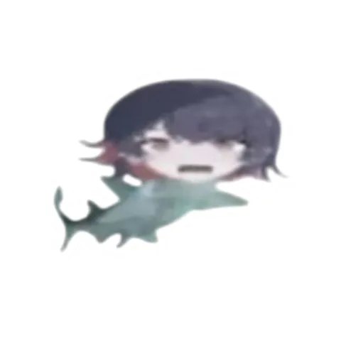 Ellen Joe Nom Nom Shark — Sticker sticker