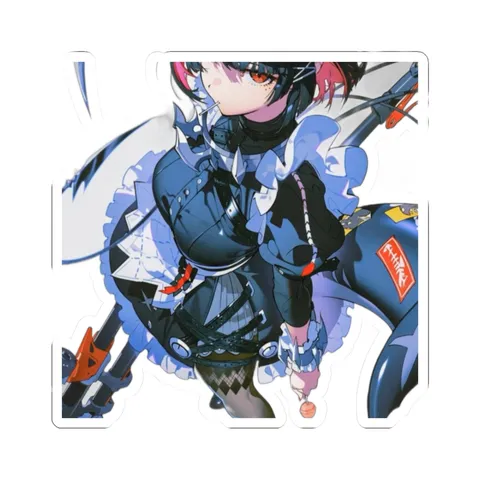 Ellen Joe Shark Maid Outfit (2) — Kiss-Cut sticker