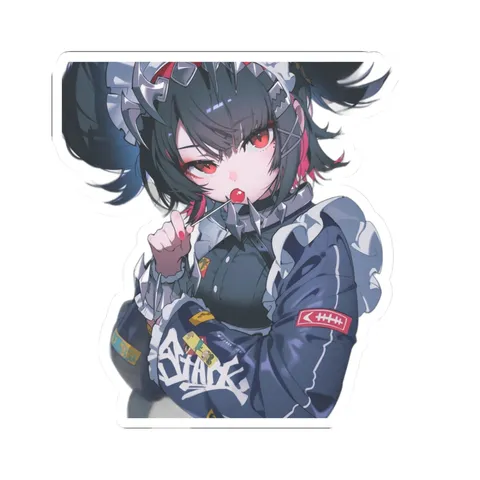 Ellen Joe Shark Maid Outfit — Kiss-Cut sticker