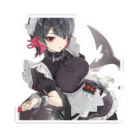 Ellen Joe Shark Maid Outfit (3) — Kiss-Cut sticker