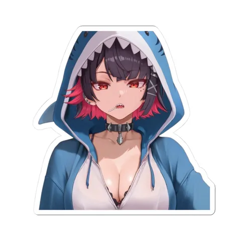 Ellen Joe Shark Onesie — Kiss-Cut sticker