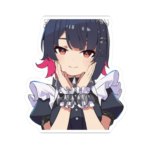 Ellen Joe Shy Smile — Kiss-Cut sticker