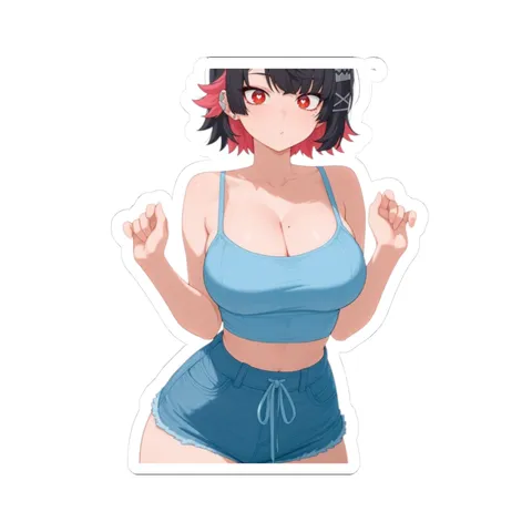 Ellen Joe Wearing Blue — Kiss-Cut sticker