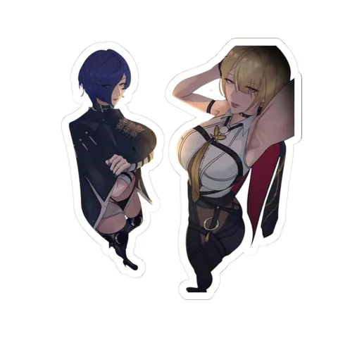 Evelyn and Promeia — Sticker sticker