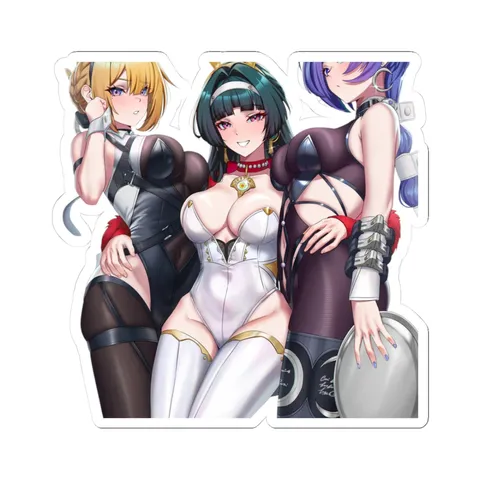 Evelyn Astra Yao Promeia Bunny Ears — Kiss-Cut sticker