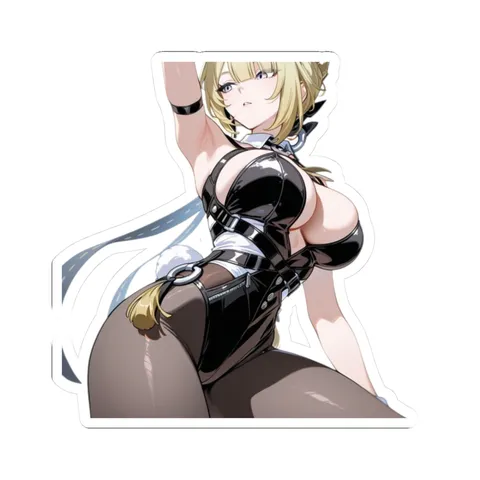 Evelyn Bunny Suit Pose — Sticker sticker