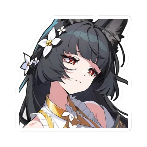 Hoshimi Miyabi Elegant Dress — Sticker sticker