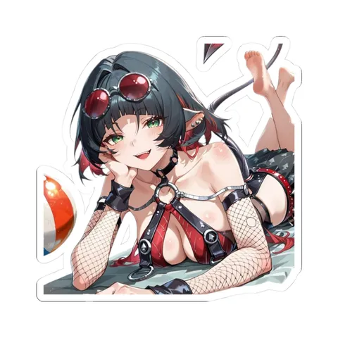 Jane Doe Beach Outfit — Sticker sticker