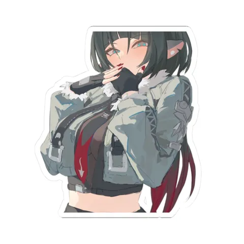 Jane Doe Blushes — Sticker sticker