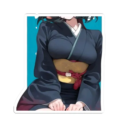 Jane Doe Kneeling — Sticker sticker