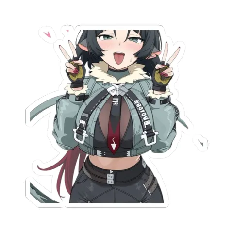 Jane Doe Love Pose — Sticker sticker