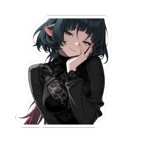 Jane Doe Black Outfit — Sticker sticker