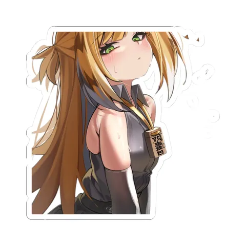 Ju Fufu Side Eye — Kiss-Cut sticker