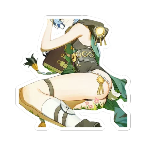 Lucia Sleeping — Kiss-Cut sticker