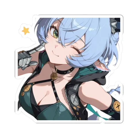 Lucia Wink! — Kiss-Cut sticker