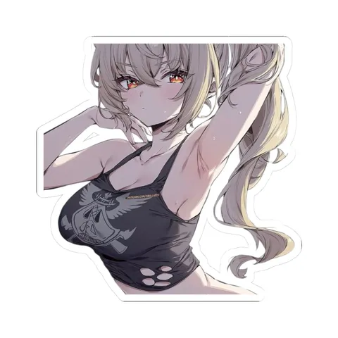 Lucy Morning Outfit — Kiss-Cut sticker