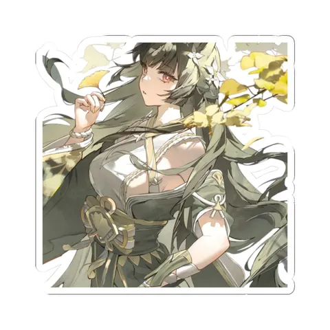 Miyabi Green Blossoms — Sticker sticker