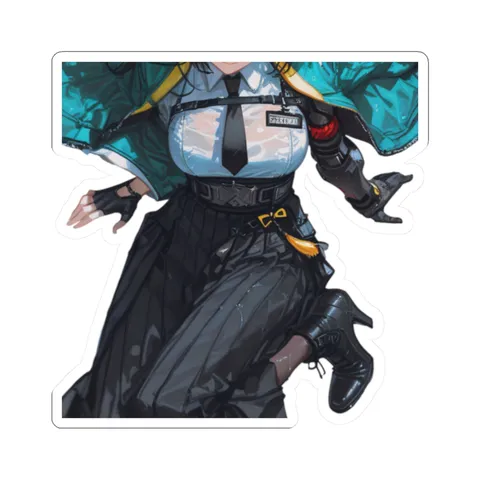 Miyabi Looking Up — Sticker sticker