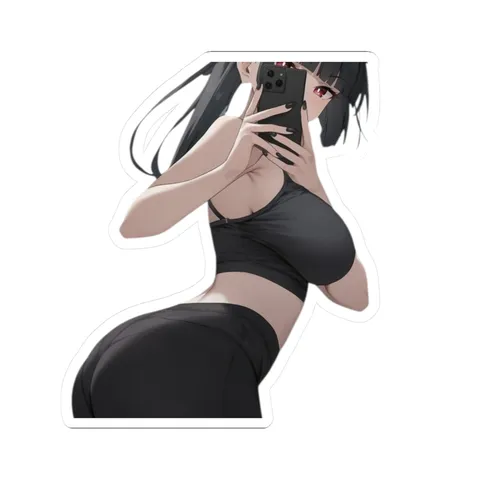 Miyabi Yoga Outfit — Sticker sticker