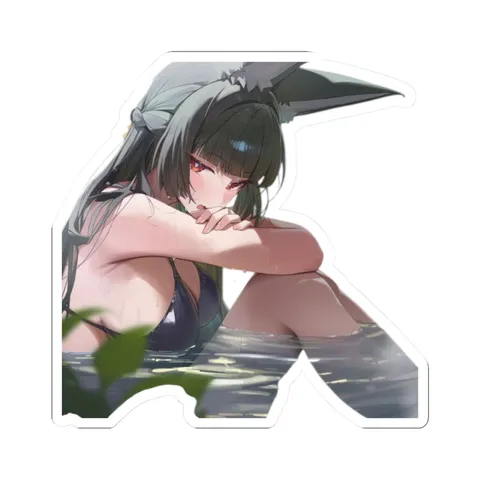 Miyabi In Pond — Sticker sticker