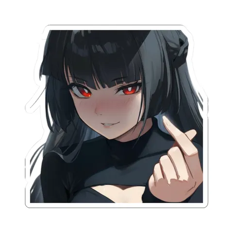 Miyabi Smirk — Sticker sticker