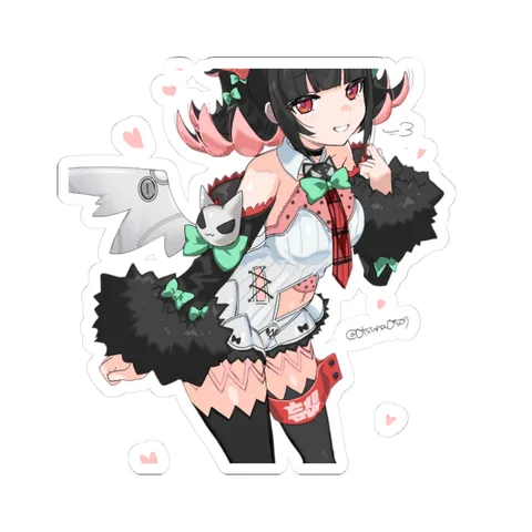 Nangong Yu Hearts — Kiss-Cut sticker