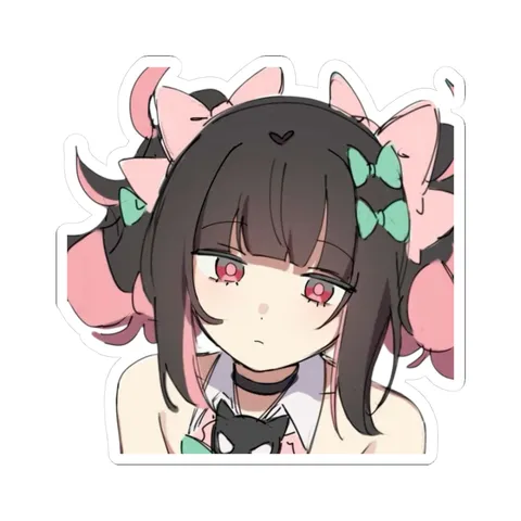Nangong Yu Stare — Kiss-Cut sticker
