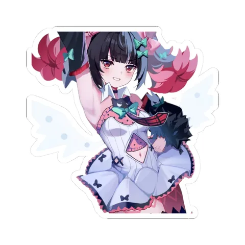 Nangong Yu white dress — Kiss-Cut sticker