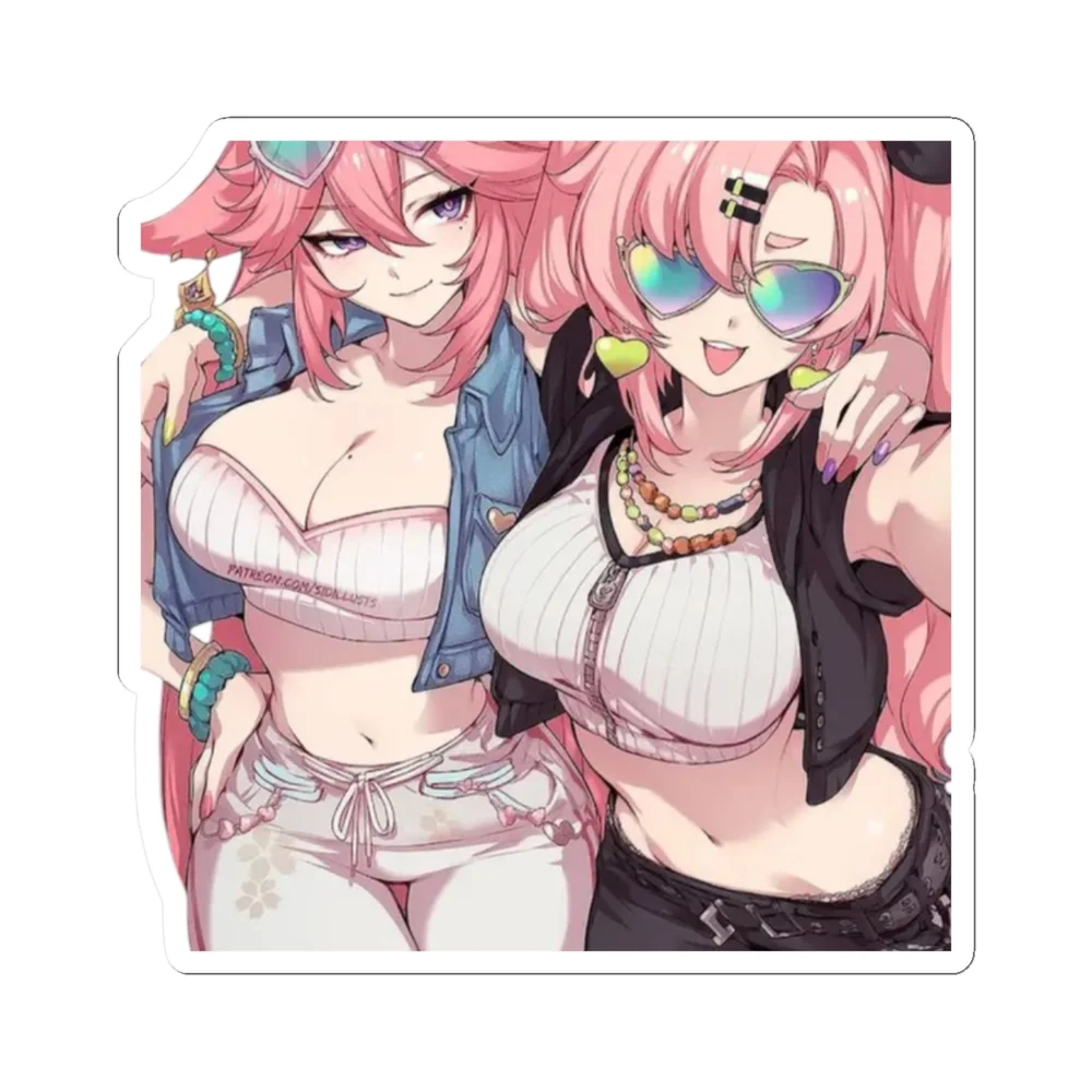 Nicole and Yae Miko
