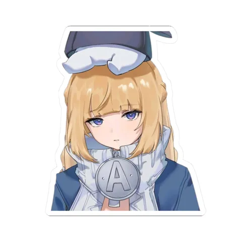 Norma Hollowell Futuristic Outfit Mascot — Sticker sticker