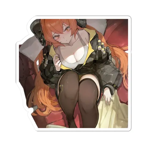 Orphie In Bed — Kiss-Cut sticker