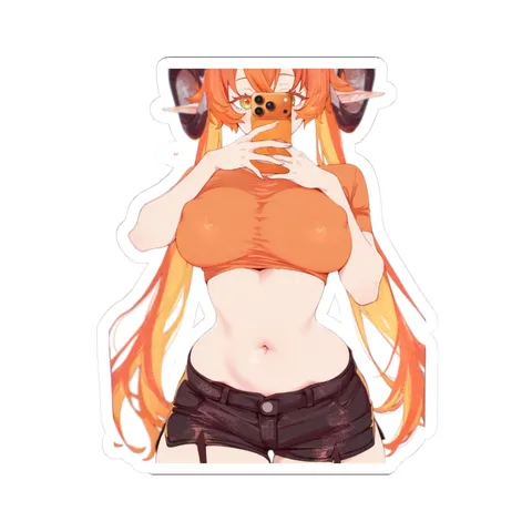 Orphie Selfie — Kiss-Cut sticker