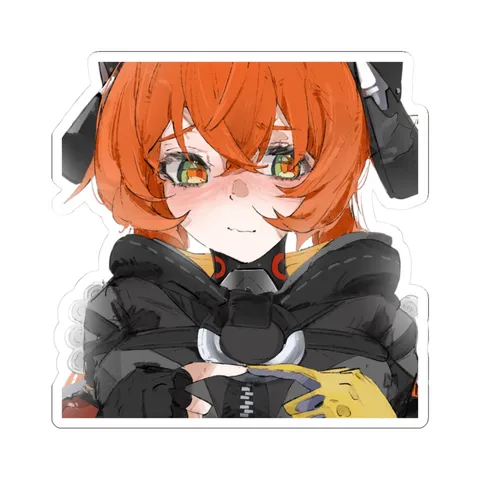 Orphie Shy and Blushing — Kiss-Cut sticker