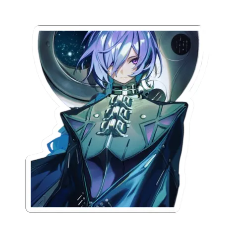 Promeia Dark Cloak — Kiss-Cut sticker