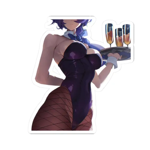 Promeia Bunny Waitress — Kiss-Cut sticker