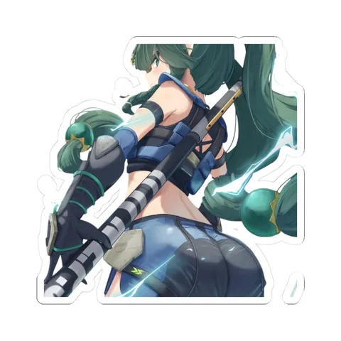 Qingyi Booty Shorts — Kiss-Cut sticker