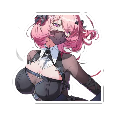 Ramiel and Remielle Dan Gothic Mask Outfit — Kiss-Cut sticker