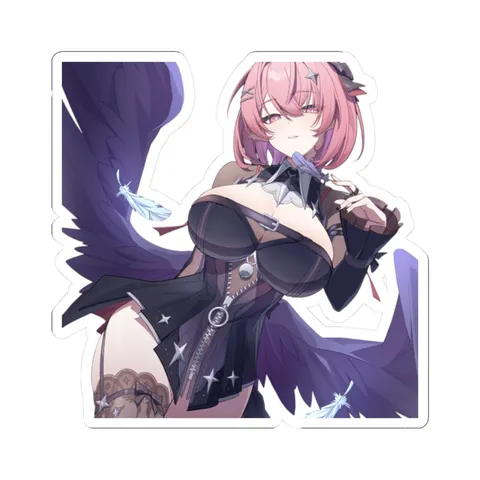 Ramiel Purple Wings — Kiss-Cut sticker