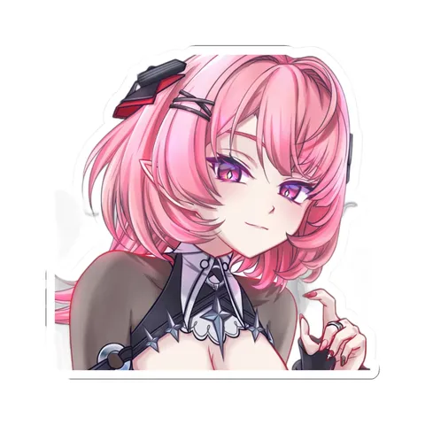 Remielle Pink Hair — Sticker sticker