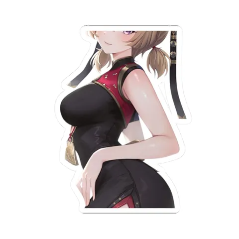 Sweety Side Profile — Kiss-Cut sticker