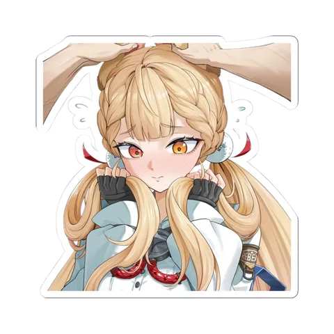 Touching Alice Thymefield Ears — Kiss-Cut sticker