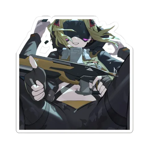 Trigger Sits On You — Kiss-Cut sticker