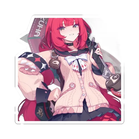 Ukinami Yuzuha Tanuki Themed — Sticker sticker