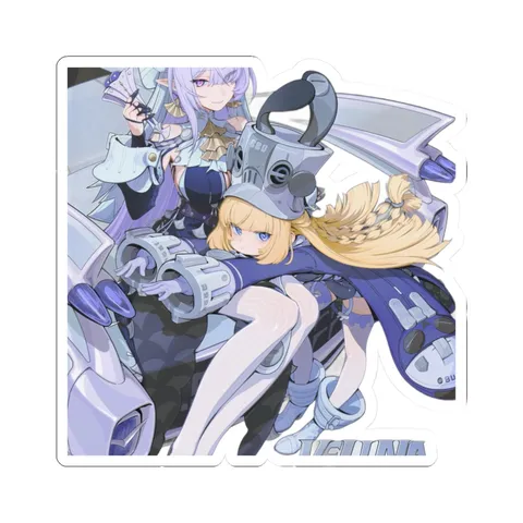 Velina Airgid and Norma Hollowell — Sticker sticker