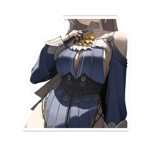 Velina Airgid Smirk — Sticker sticker