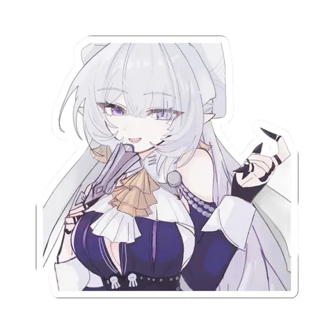 Velina Airgid White Hair — Sticker sticker