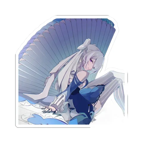 Velina Holding Fan — Sticker sticker