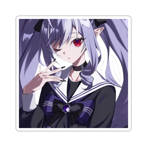 Vivian Banshee School Uniform — Kiss-Cut sticker