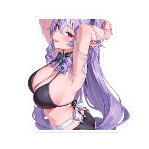 Vivian Black Bikini (2) — Kiss-Cut sticker