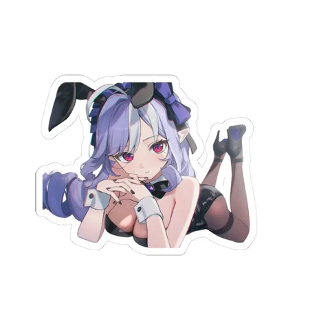Vivian Bunny Suit — Kiss-Cut sticker